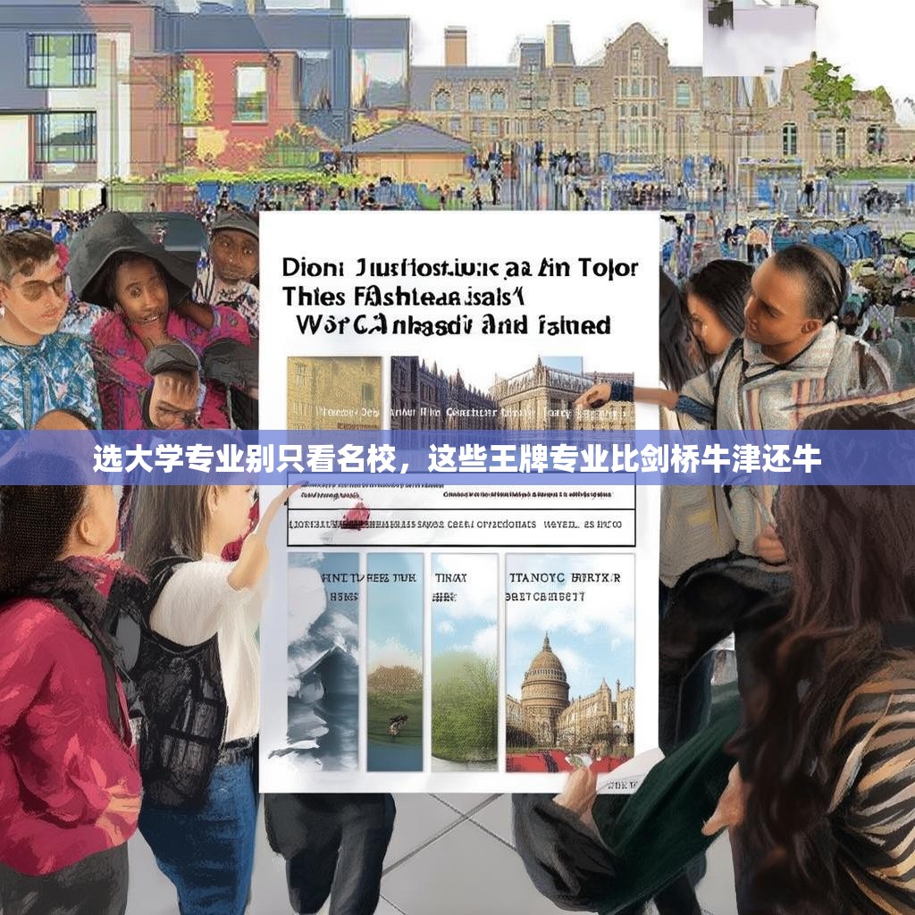 选大学专业别只看名校，这些王牌专业比剑桥牛津还牛