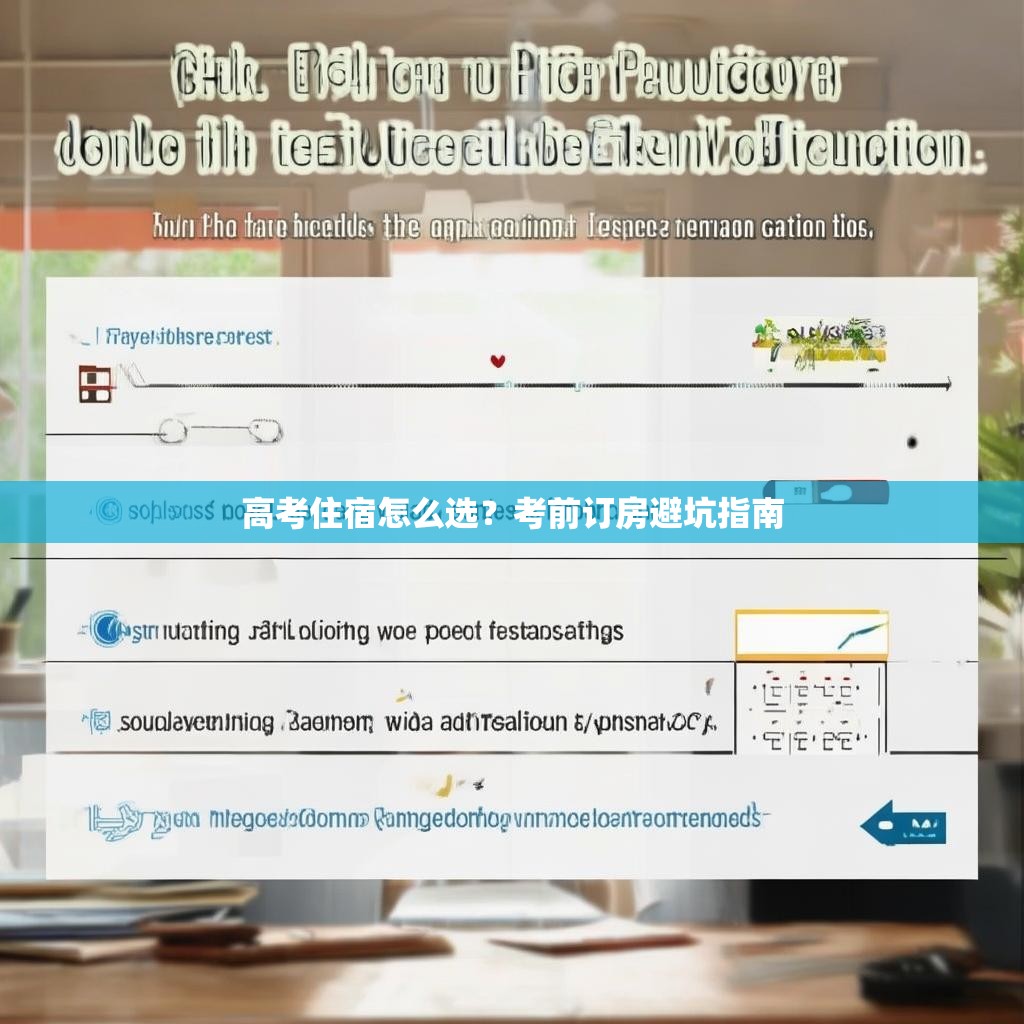 高考住宿怎么选？考前订房避坑指南